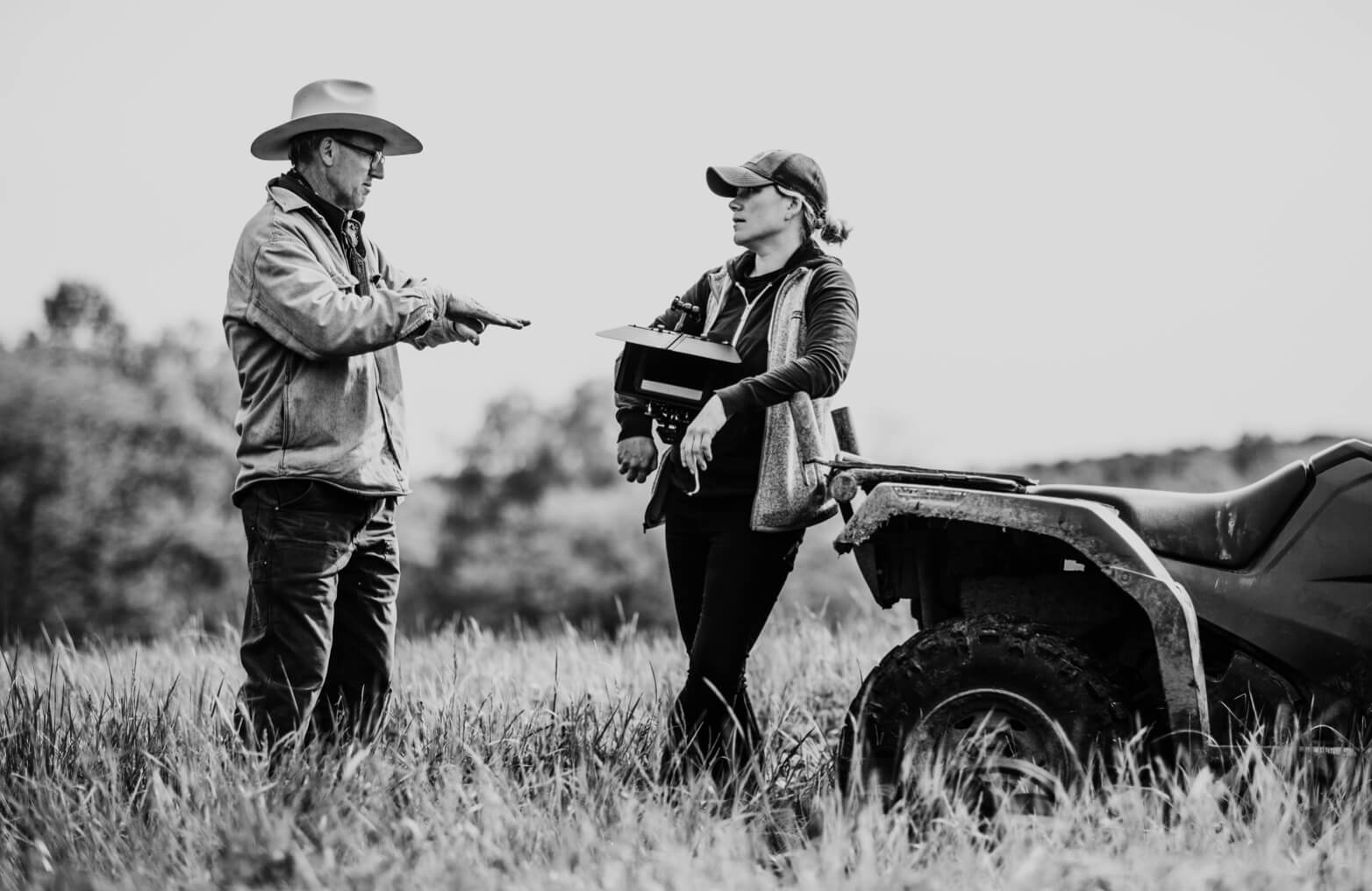 Behind the Scenes_regenerative rancher with photographer