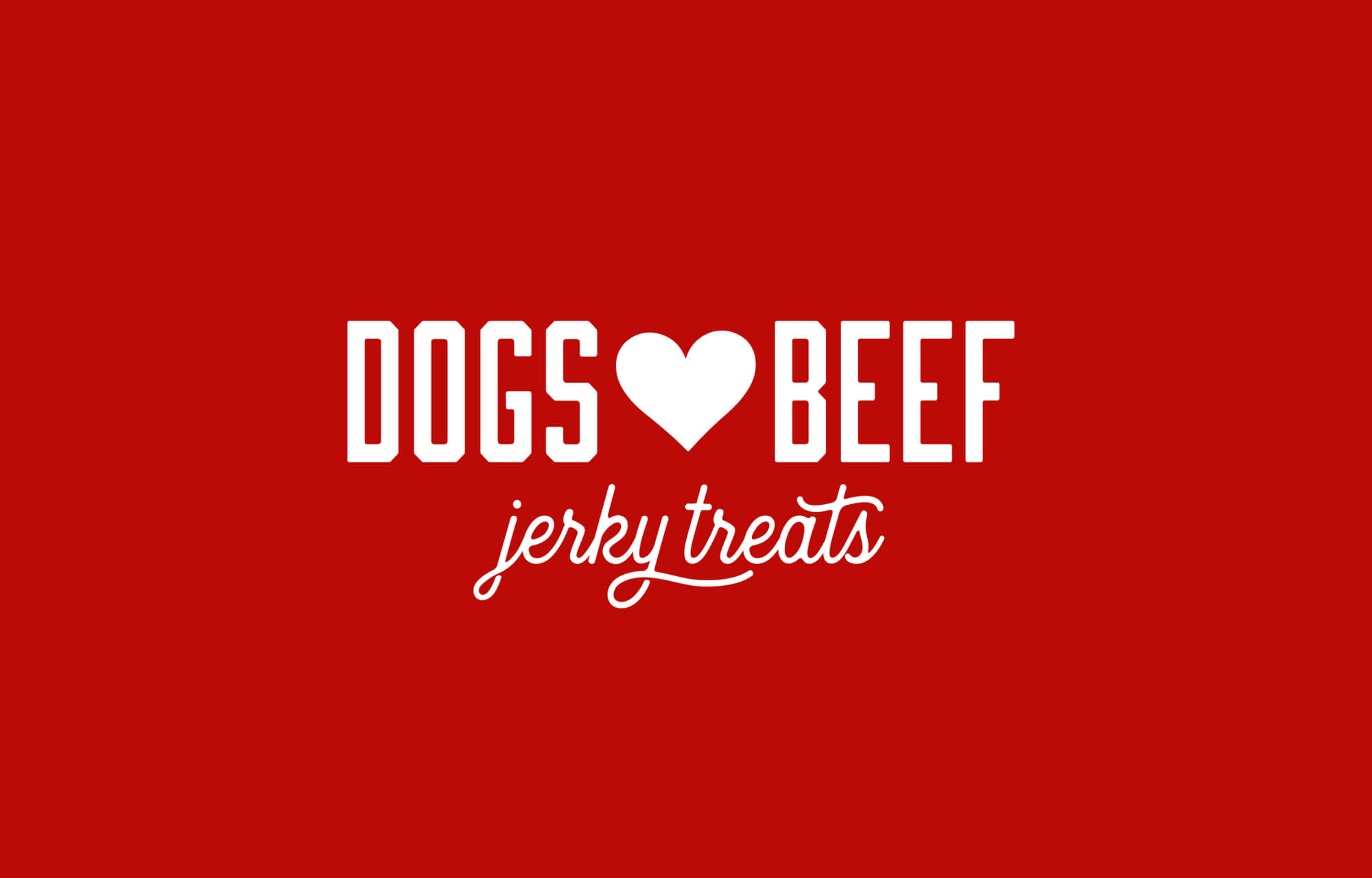 Dogs Heart Beef jerky treat logo