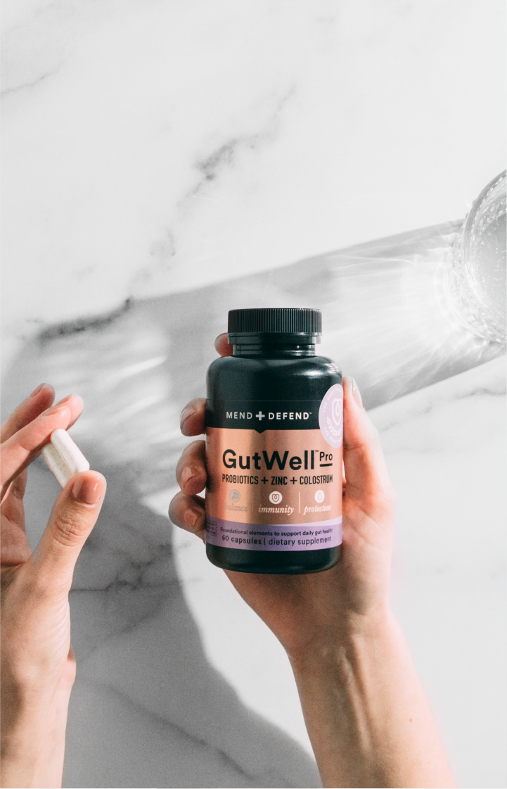 mend and defend gutwell pro health and wellness capsule