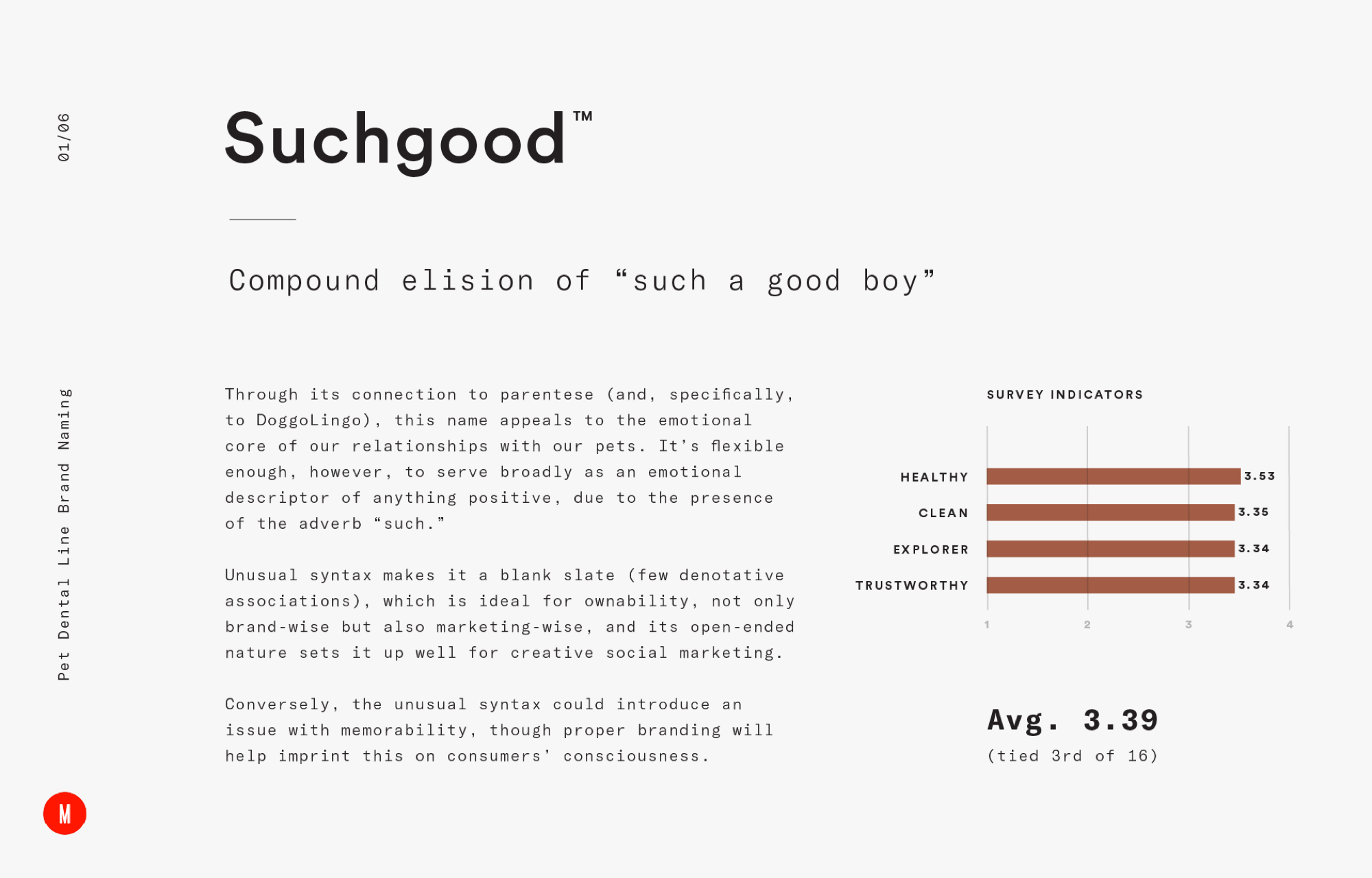 Suchgood Brand Naming Process example